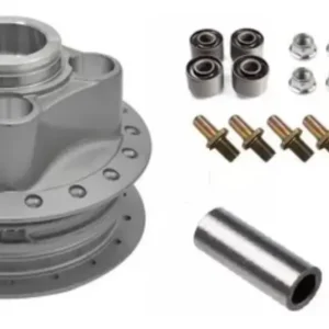 Cubo Da Roda Traseira + Bucha Coxim Rolamento Cg 125 Até 99