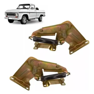 Par Dobradiça Capô C/ Mola Pick-up C10 A10 D10 D60 Caminhões