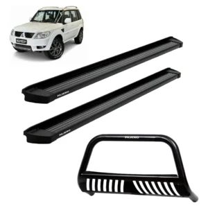 Quebra-mato + Estribo Tr4 2014 2015 Preto