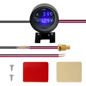 W Voltímetro Medidor De Caminhão Leds 2 Digital 12v/24v 1