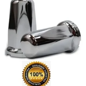 20 Capa Porca Belga Cromada Roda Caminhao 19mm