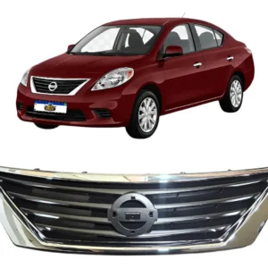 Grade Radiador Nissan Versa 2011 2012 2013 2014 Cromada