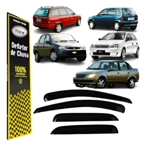 Calha Chuva Corsa 4 Portas Classic, Wagon E Sedan 94 A 2015