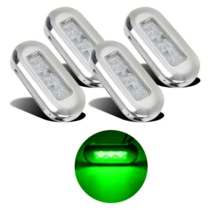 Kit 04 Luzes Internas Cortesia Prova D'água Barco Lancha
