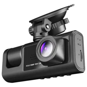 Câmera Veicular Wi-fi 3 Lentes Interior, Frontal E Traseira