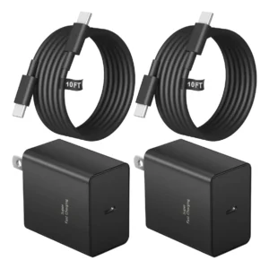 Carregador De Parede Rápido Usb C De 45 W Com Cabo De 10 Pés