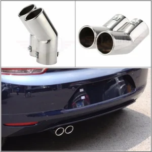 Ponteira Dupla Vw Golf 4 Bora Jetta Beetle Audi A3 8p Inox