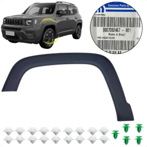 Moldura Paralama Dianteiro Esquerdo Jeep Renegade +presilhas