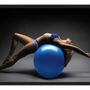 Quadro Decorativo Academia Pilates Bola Ginástica Gm