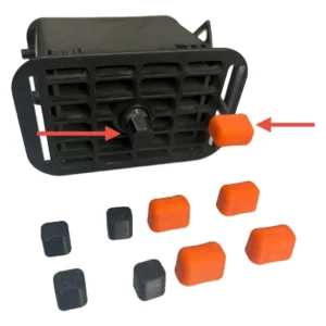 Kit Botões Difusor De Ar Do Painel Scania 113 E 124 - 8 Unid