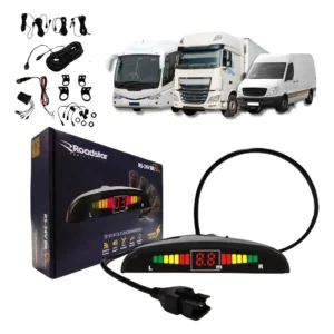 Sensor Ré Aviso Sonoro 4 Pontos Beep Caminhão Onibus 24v