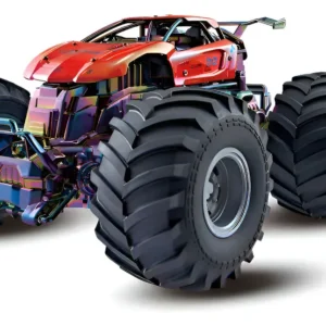 Carro Controle Remoto 4x4 Recarregável Vermelho Maxi Toys