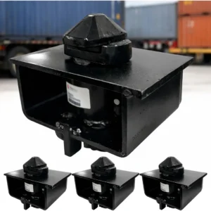 Kit 4 Caixa Lock Engate Container Acoplamento Conteiner 4 Un