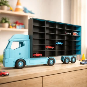 Estante Expositor Caminhão Porta Hotwheels 20 Carrinhos Mdf