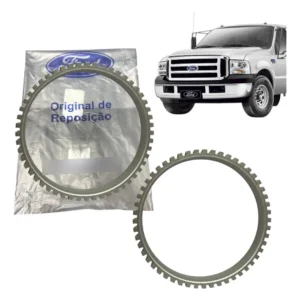 Jogo Anel Do Abs Roda Fonica Traseira Ford F350 14/19 - Org