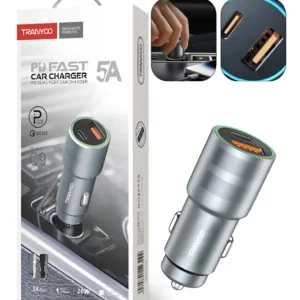 Carregador Veicular Para Carro E Caminhão, 12-24v Com Usb