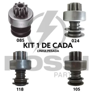 Impulsores Partida Bendix Linha Pesada Mais Vendidos 4 Peças