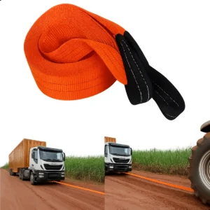 Cinta Reboque 10 Toneladas 6m Laranja Caminhão Carga Pesada