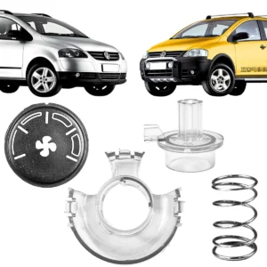 Kit Reparo Acrilico Botão Ac Comando Fox Crossfox Spacefox