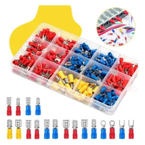 Kit 280 Conectores Elétricos Pré-isolados Variados Com Caixa