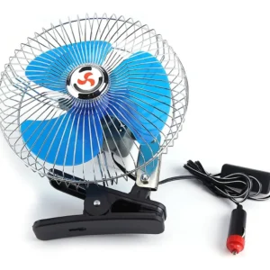 Ventilador Caminhão 8 Polegadas Potente Com Garra Painel