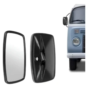 Par Espelho Retrovisor Universal Pequeno Kombi Caminhão F100