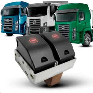 Botão De Vidro Eletrico Duplo Constellation Caminhão 07 A 14