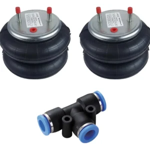 Kit 2 Bolsa De Ar Suspensão A Ar Carro Caminhão + Tee 8mm