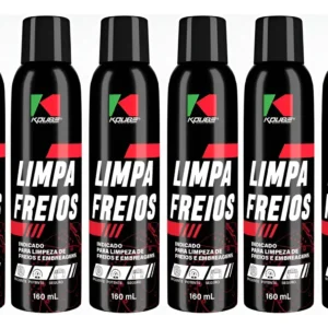 Kit 6 Unidades Limpa Freios 160ml Automotivo Koube Branco