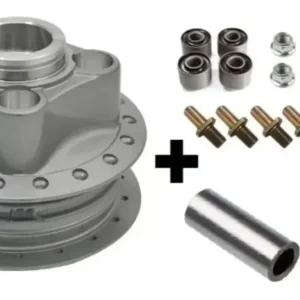 Cubo Da Roda Traseira + Bucha Coxim Rolamento Anel Ml Turuna
