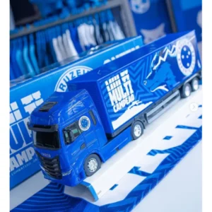Carreta Caminhão Brinquedo Time Cruzeiro Iveco S-way Baú