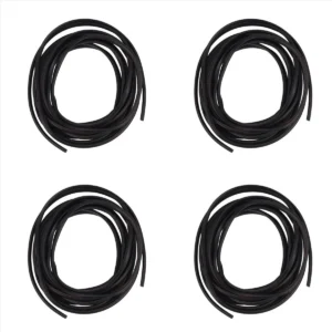 4 Peças De 16 Pés/5 M Black Molding Trim Rubber Strip Car Ed