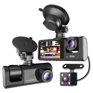 Câmera Dvr Automotivo Frontal Interna Ré Gravação De Imagem