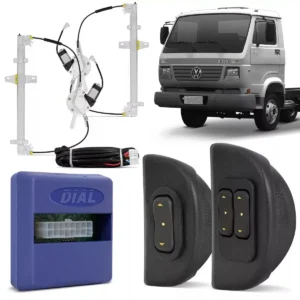 Kit Vidro Eletrico Caminhao Volkswagen 1996 2 Portas Todos