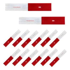 Kit 50 Faixa Refletiva Lateral 3 M 25 Esq/25 Dir 50und