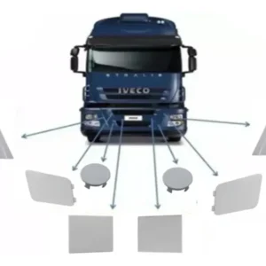 Tampa Para-choque E Farol Compativel Iveco Stralis Kit 8pç