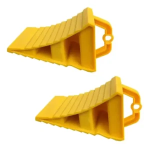 Pacote Com 2 Calços De Rodas Portáteis Com Alças Veículo Car