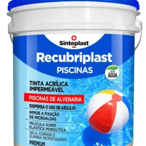 Kit Tinta Para Piscina Esmalte Pu Kit Maza - 4,5 Litros Azul Piscina