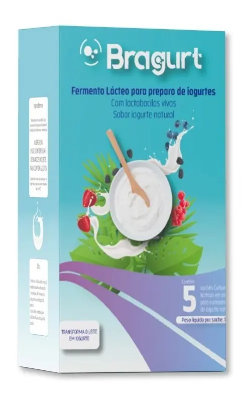 Bragurt Fermento Lácteo Para Preparo Do Iogurte 5 Litros - Imagem 2