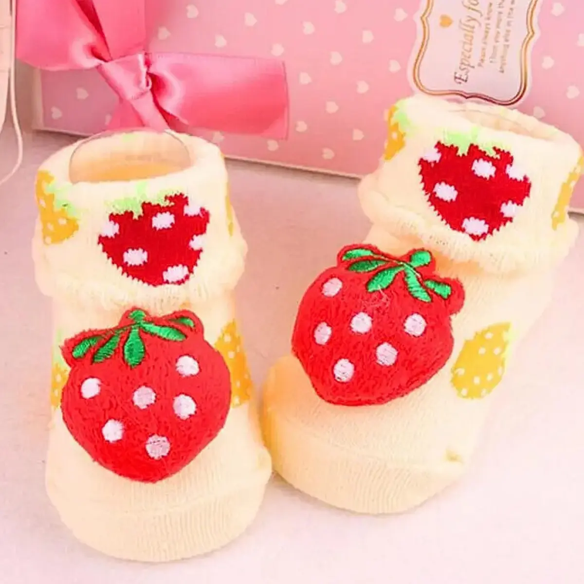 Kit 06 Pares Meia Bebê Bichinho Infantil Inverno Pelúcia 3d - Imagem 2