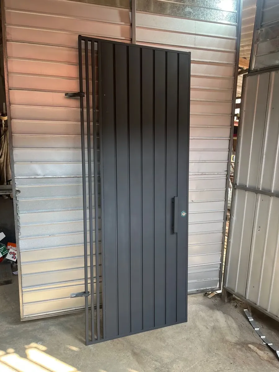 Portão Social De Ferro Galvanizado 80cm X 2.0m - Imagem 2