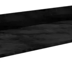 Tampo Balcão Para Cozinha 120cm Cor Mármore Preto - Poquema
