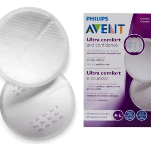 Absorvente Descartável De Seios Avent Amamentar Caixa C/ 24