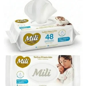 Toalhas Umedecidas Love&care Caixa 480 Toalhas - Mili
