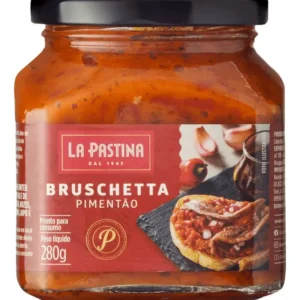 Antepasto Bruschetta de Pimentão La Pastina Vidro 280g