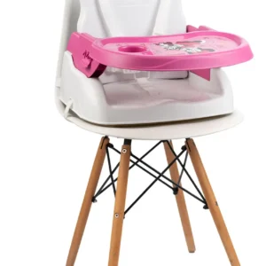 Disney Cadeira De Alimentação Portátil Booster Cadeirão Styll Baby Rosa - Minnie