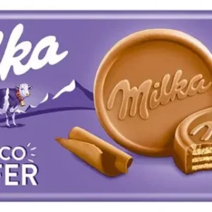 Biscoito, Wafers, Recheadas Milka Chocowafer de creme de cacau e chocolate ao leite 150 g