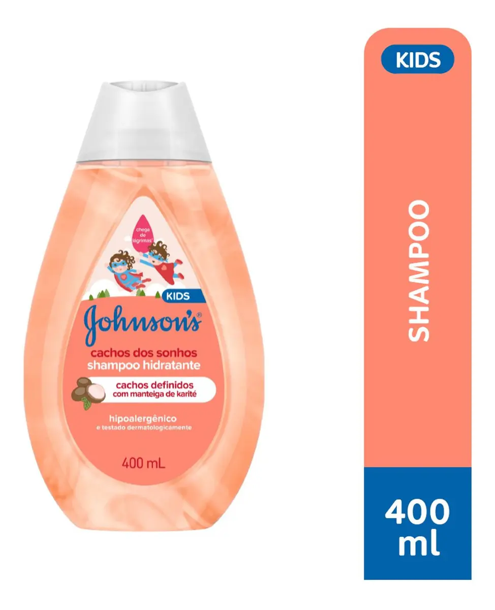 Shampoo Johnson's Baby Cachos Definidos 400ml - Imagem 2