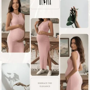 Vestido Gestante Gravida Longo Maternidade Soltinho Lola