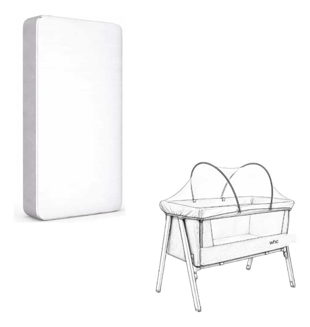 Colchão Para Mini Berço E Moisés Kiddo 80x50 Cm Firme, Macio - Imagem 4